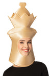 Ultimate Deluxe Beige Queen Chess Headpiece Mask, Adult One Size