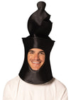 Ultimate Deluxe Black Bishop Chess Headpiece Mask, Adult One Size