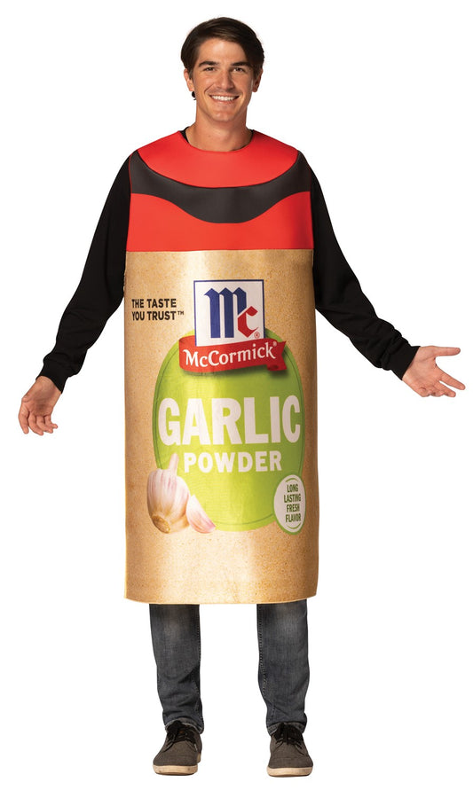 McCormick Garlic Powder Spice Halloween Costume, Adult One Size