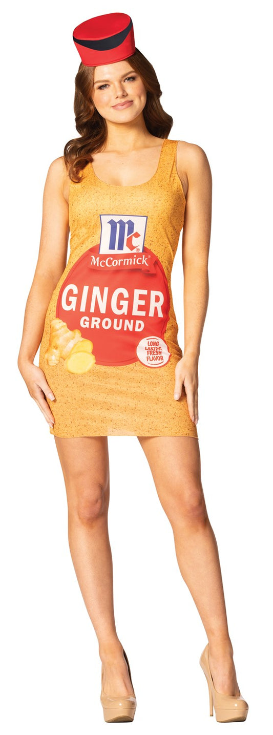 McCormick Ginger Spice Dress Halloween Costume, Women's Size 2-8