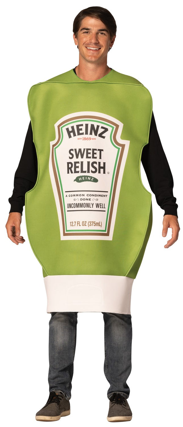 Heinz Relish Squeeze Bottle Halloween Costume, Adult One Size