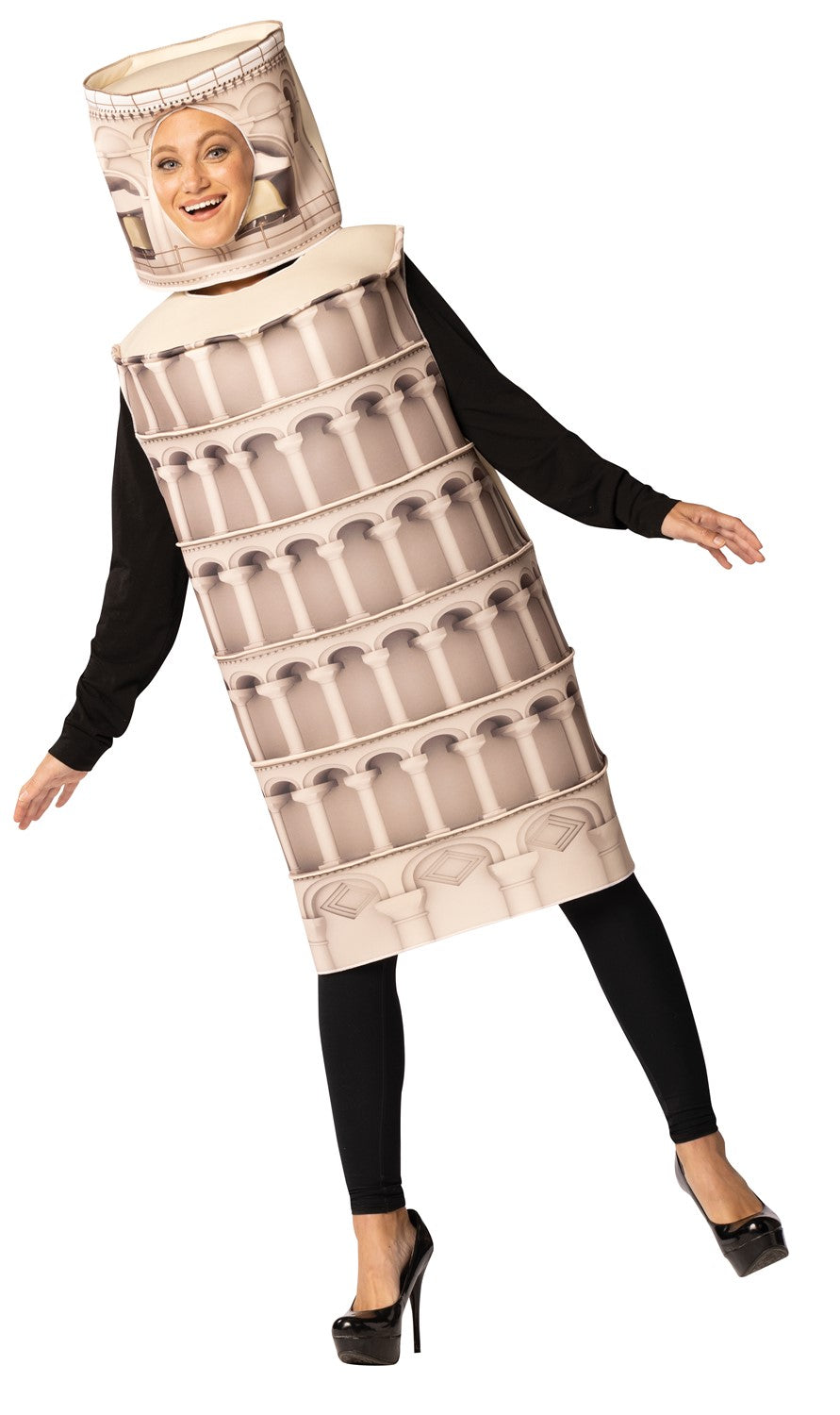 Leaning Tower of Pisa Halloween Costume, Adult One Size