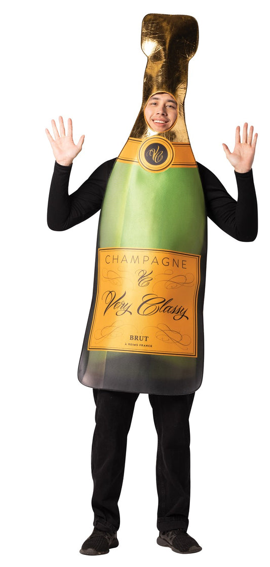 Champagne Bottle Halloween Costume, Adult One Size