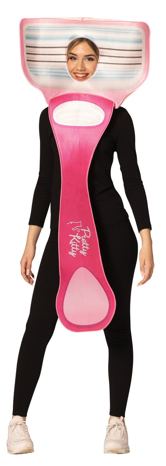 Pink Razor Halloween Costume, Adult One Size