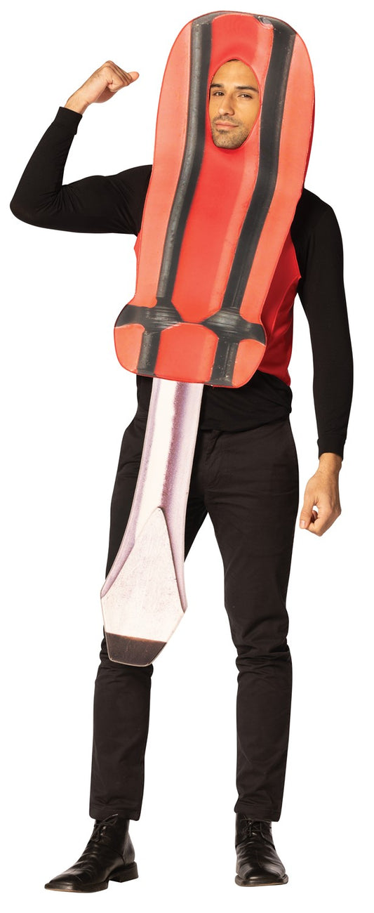 Get Real Screwdriver Halloween Costume, Adult One Size
