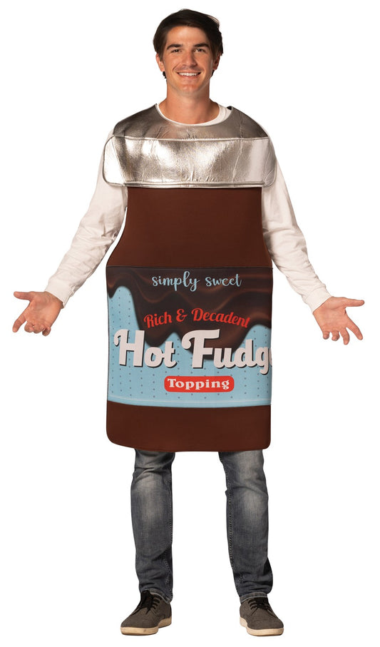 Hot Fudge Sauce Jar Halloween Costume, Adult One Size