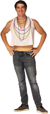 Mardi Gras Flasher Shirt Halloween Costume, Adult One Size