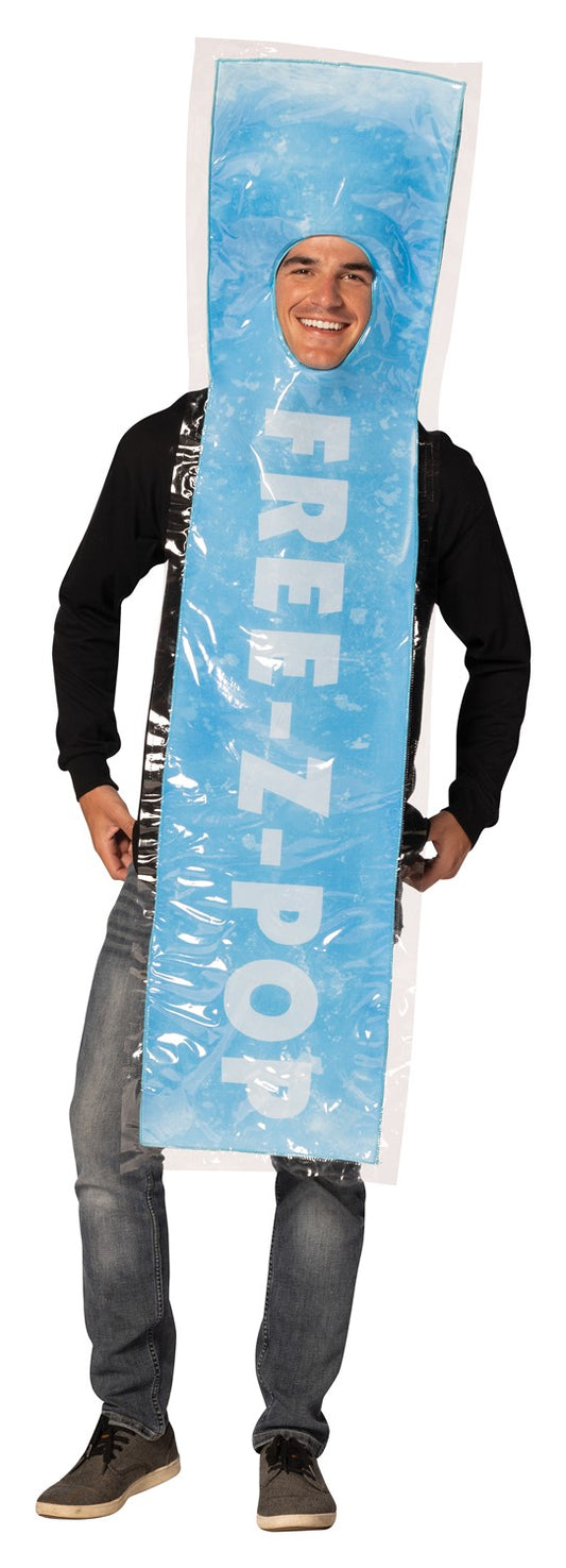 FREE-Z Blue Ice Pop Halloween Costume, Adult One Size