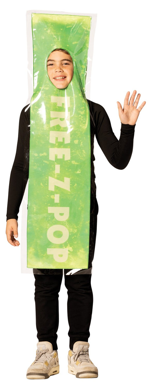 FREE-Z Green Ice Pop Halloween Costume, Child Size 7-10