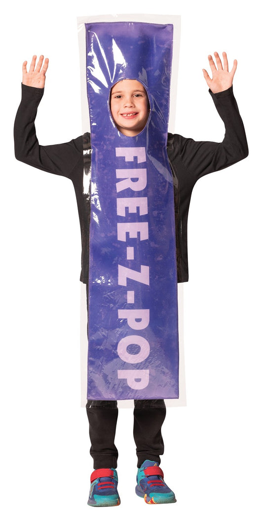 FREE-Z Purple Ice Pop Halloween Costume, Child Size 7-10