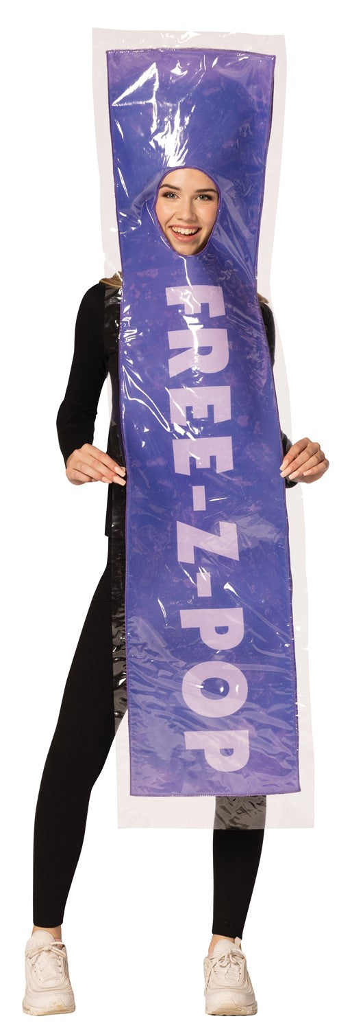 FREE-Z Purple Ice Pop Halloween Costume, Adult One Size