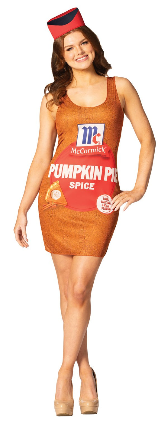 McCormick Pumpkin Pie Spice Dress Costume, Women's Size 2-8