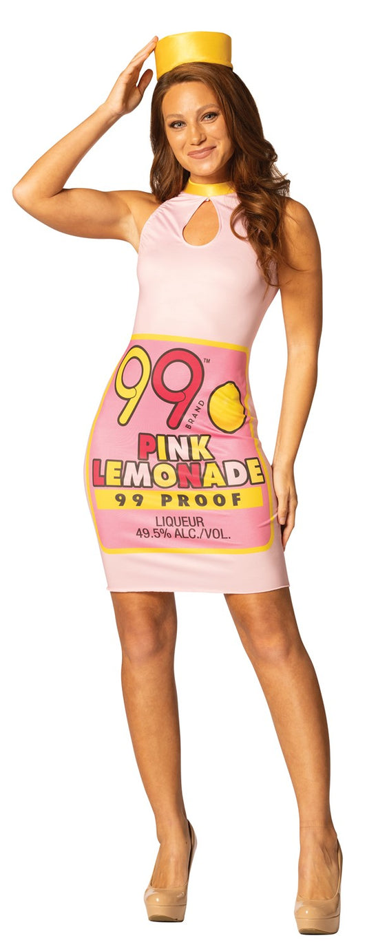 99 Pink Lemonade Dress Costume, Women's Size 2-8