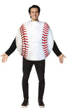 Get Real Baseball Halloween Costume, Adult One Size