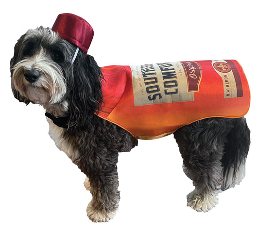 Southern Comfort Bottle Dog Halloween Costume, Size Small - Medium