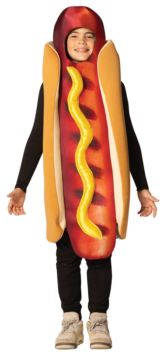 Hot Dog Grilled in Bun Ultimate Halloween Costume, Tween Size 12-14