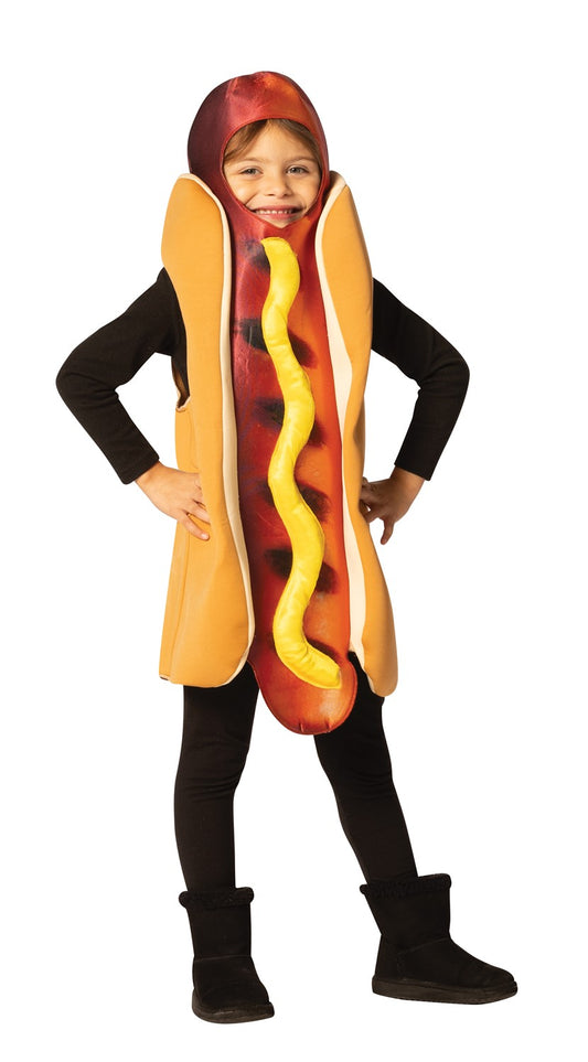 Hot Dog Grilled in Bun Ultimate Halloween Costume, Child Size 3-6