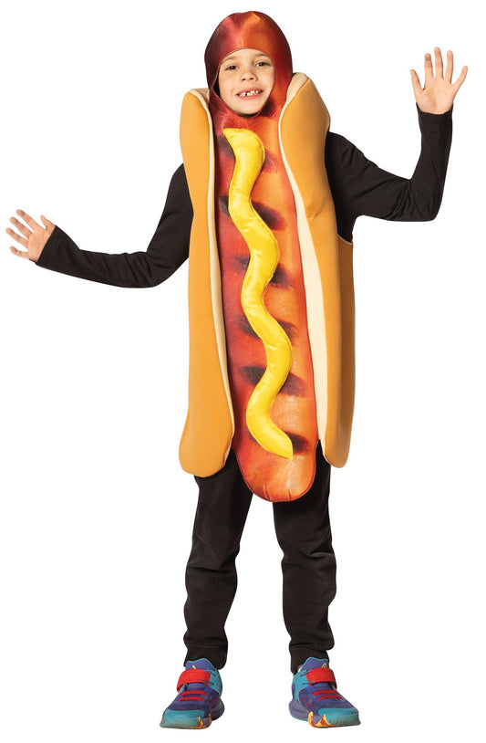 Hot Dog Grilled in Bun Ultimate Halloween Costume, Child Size 7-10