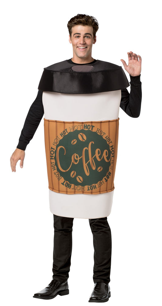 Coffee To Go Halloween Costume, Adult One Size