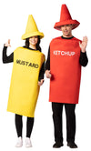 Ketchup & Mustard Couple Halloween Costume, Adult One Size