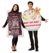Soy Sauce Packet & Pho Noodle Bowl Couples Halloween Costume, Adult One Size
