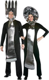 Silver Fork & Spoon Couples Costume, Adult One Size