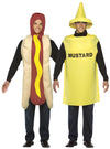Hot Dog & Mustard Couples Costume, Adult One Size