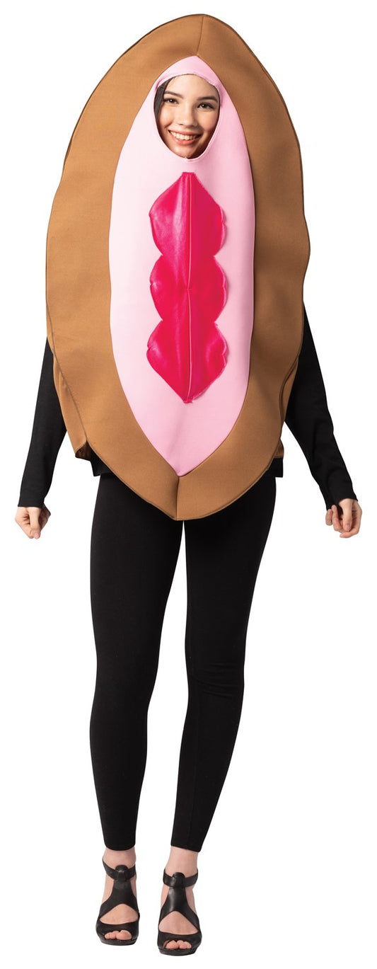 Brown Vagina Halloween Costume, Adult One Size