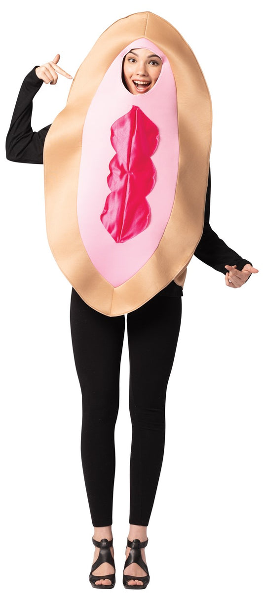 Beige Vagina Halloween Costume, Adult One Size