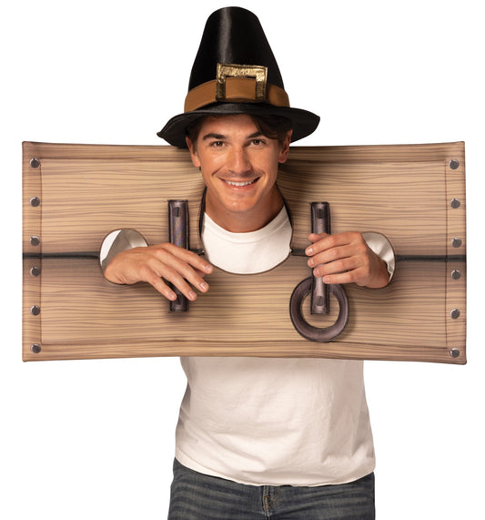 Pilgrim Punishment Device Halloween Costume, Adult One Size