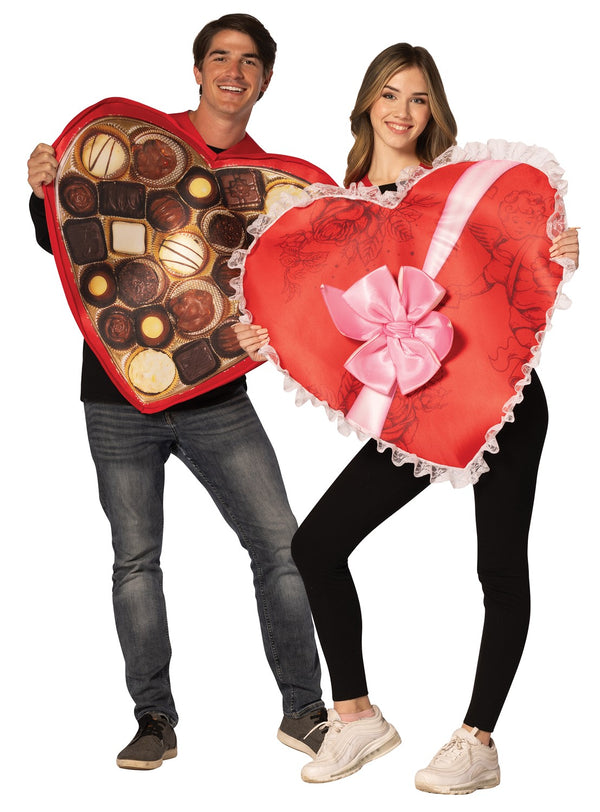 Valentine's Heart Box Couple Halloween Costume, Adult One Size