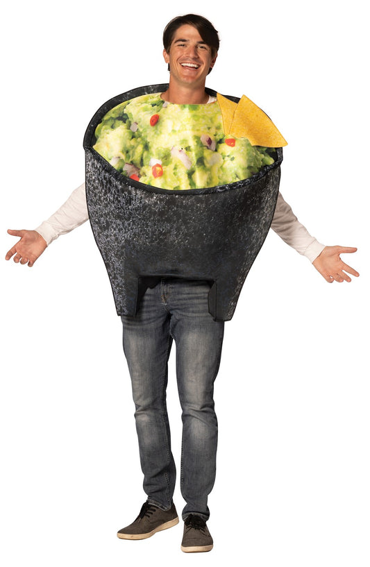 Guacamole in Bowl Halloween Costume, Adult One Size