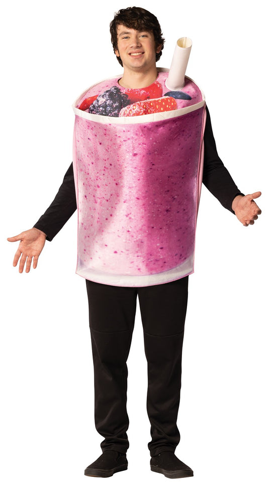 Fruit Smoothie Cup Halloween Costume, Adult One Size