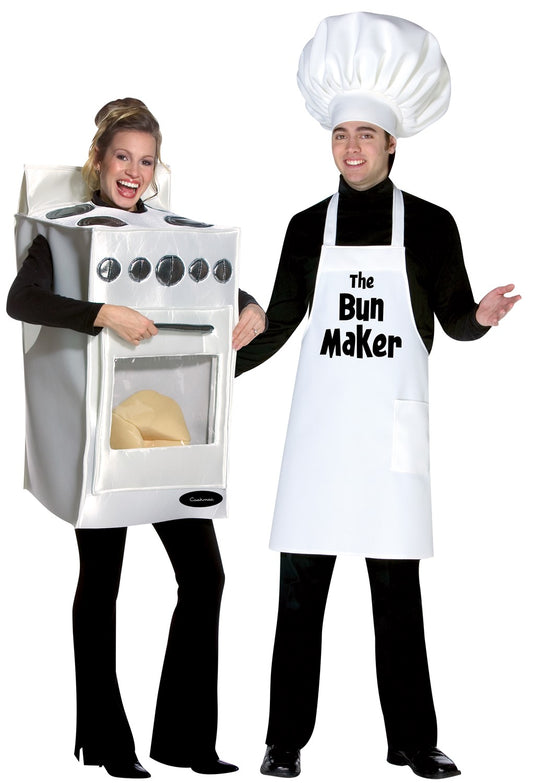 Bun in the Oven Couple Halloween Costume, Adult One Size