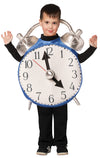 Retro Alarm Clock w. Bell Halloween Costume, Child Size 3-4