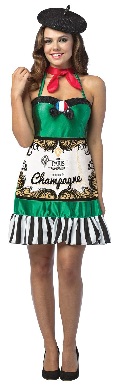 Champagne Dress Halloween Costume, Women's Size 4-10
