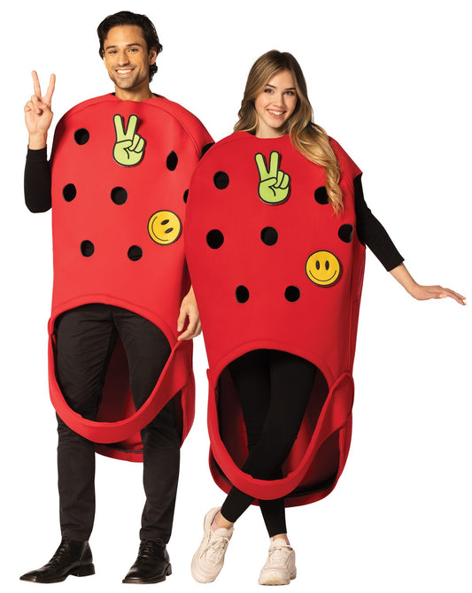 Garden Clog Beach Shoe 2 Pack Couple Halloween Costume, Adult One Size