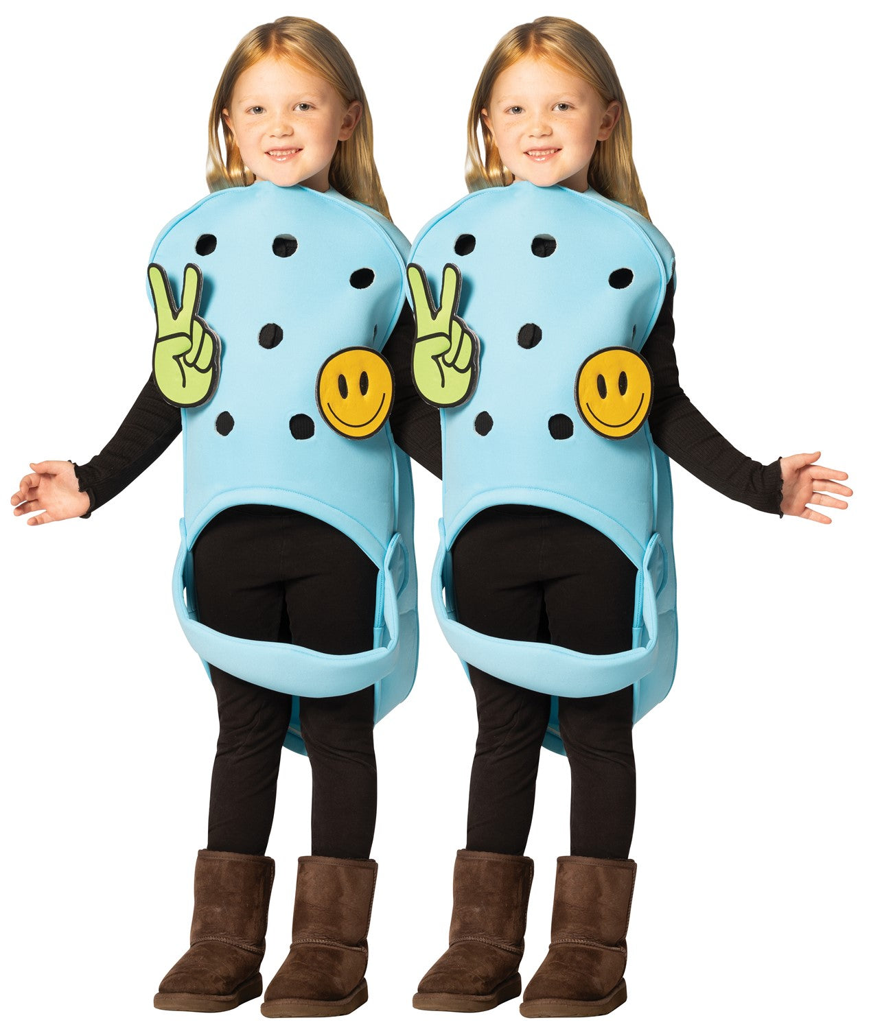 Garden Clog Beach Shoe Child 2 Pack Bundle Halloween Costume, Child Size 3-6