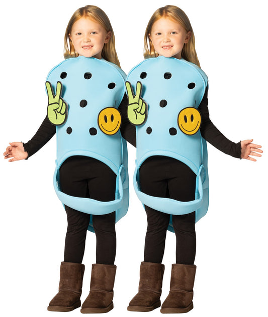 Garden Clog Beach Shoe Child 2 Pack Bundle Halloween Costume, Child Size 3-6