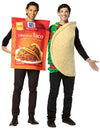 McCormick Taco Seasoning Packet  & Taco Couple Costume, Adult One Size