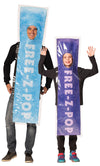 FREE-Z-POP Blue & FREE-Z-POP Purple 7-10 Bundle Costume, Adult O/S & Child 7-10