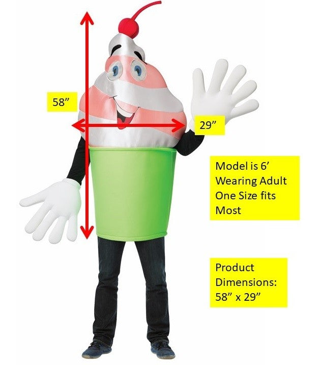 Yogurt Mascot, Adult One Size