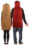 Hot Dog & Bun Couples Costume, Adult One Size