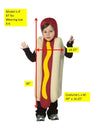 Hot Dog Costume, Child Size 4-6