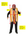 Zombie Hot Dog Costume, Adult Plus Size XL