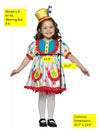 Clown Girl Costume, Child Size 4-6