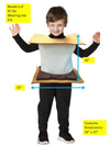 S'Mores Halloween Costume, Child Size 4-6