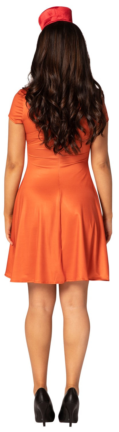 Fireball Skater Dress Costume, Women's L-XL (14-16)