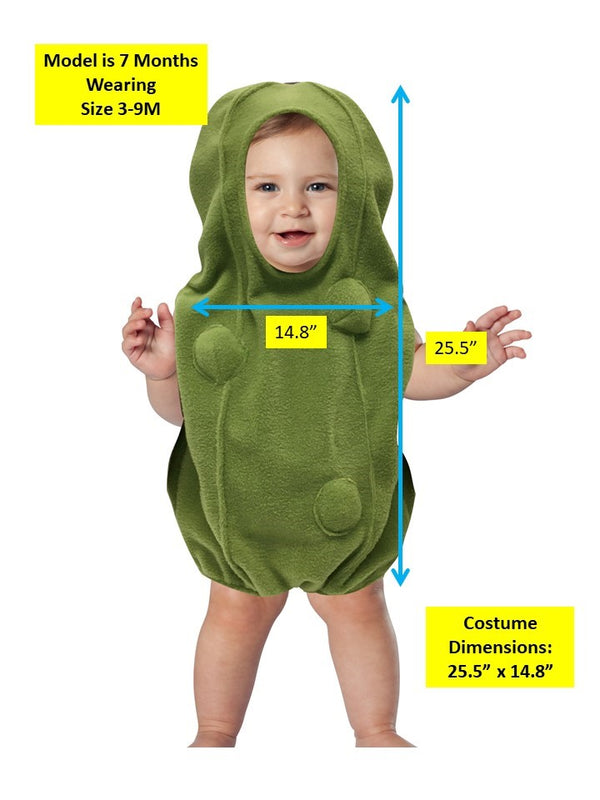 Gherkin Pickle Bunting Costume, Baby 3-9 months
