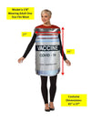 Vaccine Bottle Costume, Adult One Size